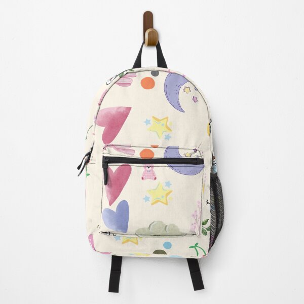 Item preview, Cute Pastel Winter Pattern with Snowmen, Hearts, Stars, and Cherries  Stickers, T-Shirts, Phone Cases, Tote Bags, Notebooks, Mugs, Pillows, Art Prints, Laptop Sleeves, Leggings, Dresses, and Backpacks designed and sold by ArtwithRabbit.