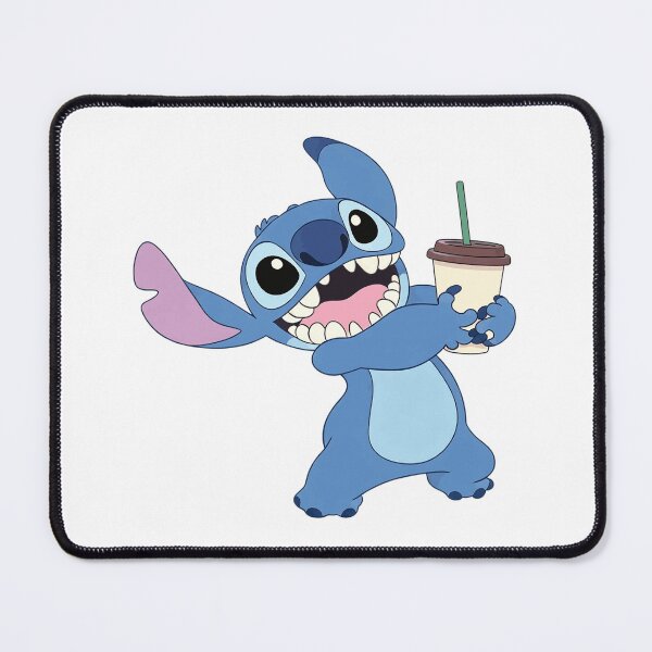 Item preview, Stitch Drinking Coffee designed and sold by wingoo22.