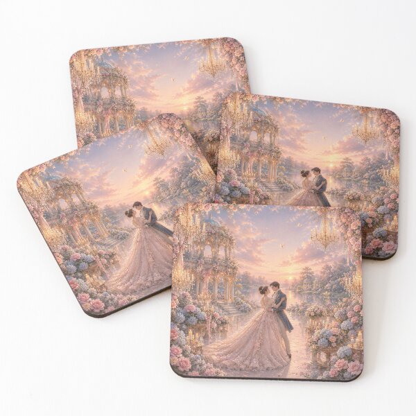 Item preview, Enchanted Princess Garden Wedding – Romantic Fairytale Couple designed and sold by AzsjaysStudio.