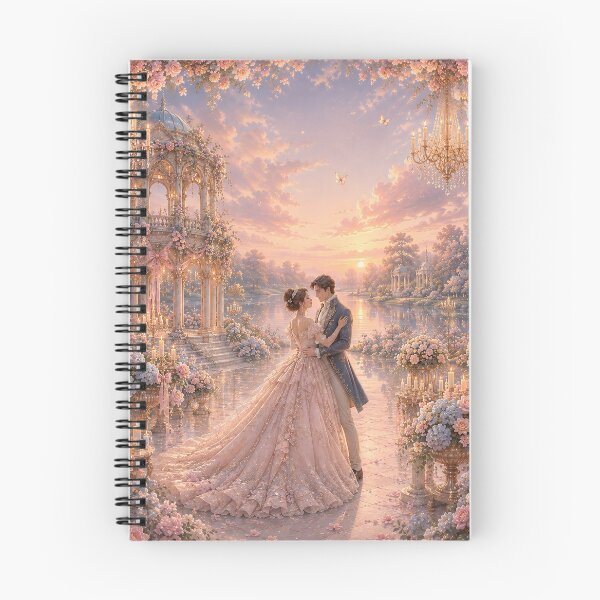 Item preview, Enchanted Princess Garden Wedding – Romantic Fairytale Couple designed and sold by AzsjaysStudio.