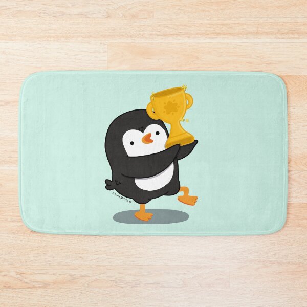 Item preview, Penguin celebrating tiny wins  designed and sold by julianamotzko.