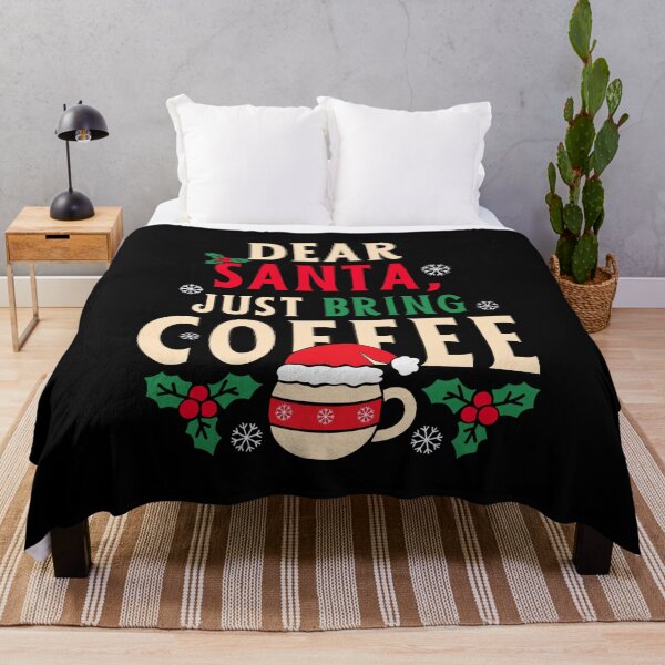 Item preview, Dear Santa Just Bring Coffee Funny Christmas Cute Festive Xmas designed and sold by Sasikharn.