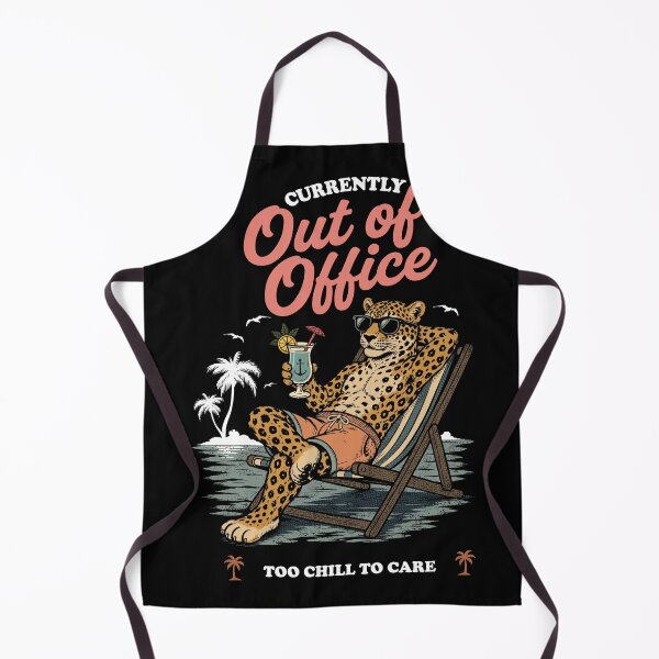 Item preview, Currently Out of Office Chill Leopard Vacation designed and sold by thepixfactory.