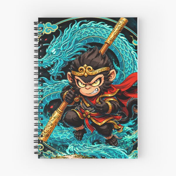 Item preview, Sun Wukong Monkey King Dragon Chinese Mythology Art designed and sold by Fei Long Design Hub.