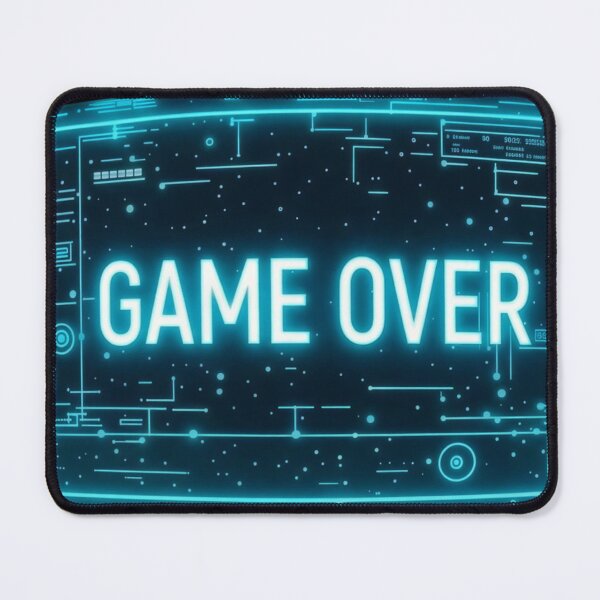 Item preview, Cyberpunk Game Over Sci-Fi HUD Display designed and sold by InkShiftLabs.