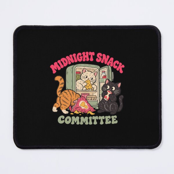 Item preview, Midnight Snack Committee Funny Cats at the Fridge designed and sold by AMICO77.