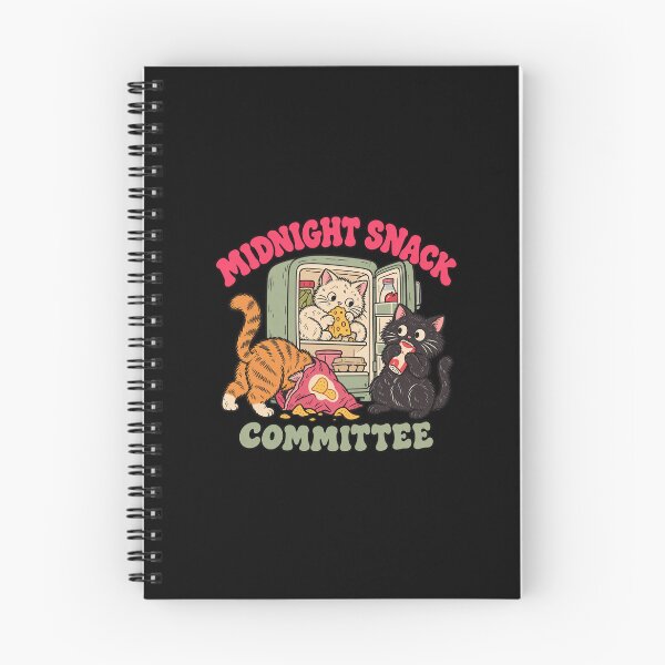 Item preview, Midnight Snack Committee Funny Cats at the Fridge designed and sold by AMICO77.