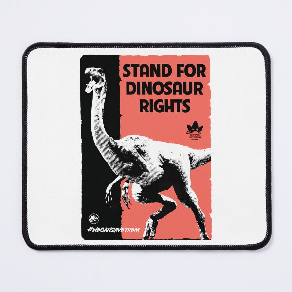 Item preview, Jurassic World: Fallen Kingdom Stand For Dinosaur Rights Poster designed and sold by NesWorks.