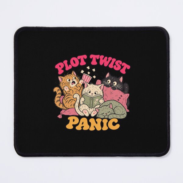 Item preview, Plot Twist Panic Funny Cats Reading Together designed and sold by AMICO77.