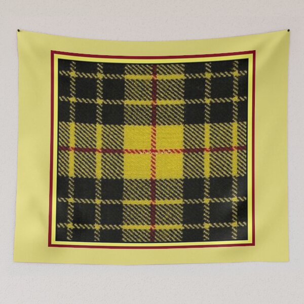 Item preview, Mu’ur (UM) Empire™ al-Benhadiel©™ acquisition, Yellow & Black Plaid designed and sold by HardyKnitDesign.
