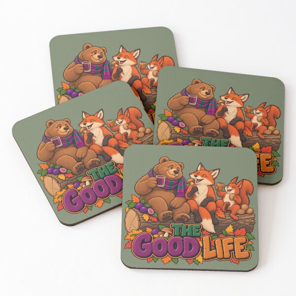 Item preview, The Good Life – Woodland Mates designed and sold by Aimetoi.