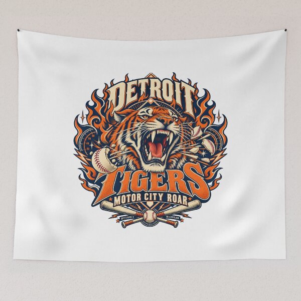Item preview, Motor City Roar: Detroit Baseball Fury designed and sold by Dresut.