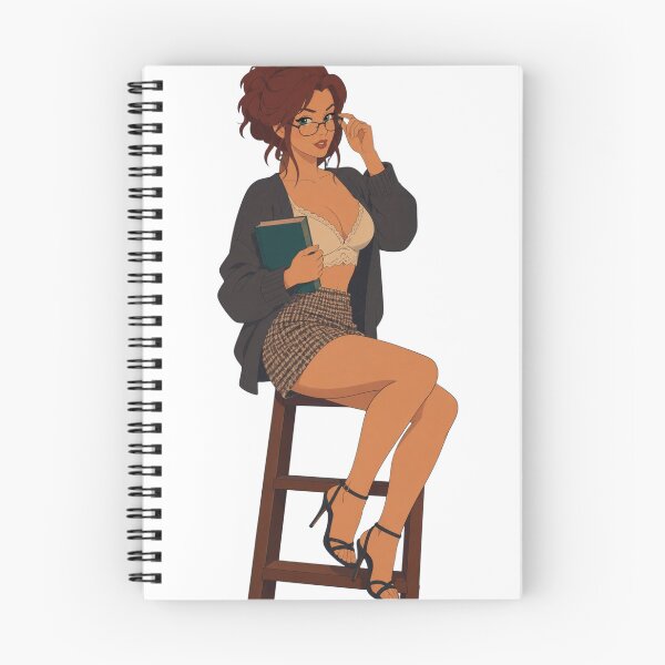 Item preview, Vintage Bookish Pin Up Girl Retro Anime Aesthetic designed and sold by  Hollow Moon Studios..