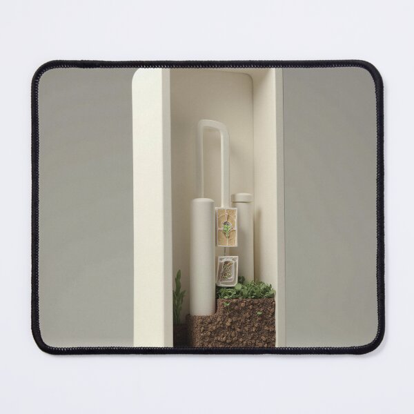 Item preview, Minimalist Vertical Diorama with Soil and Botanical Elements Art designed and sold by profustock.