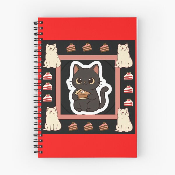 Item preview, Cute Cat Eating Pie designed and sold by Azurart2.