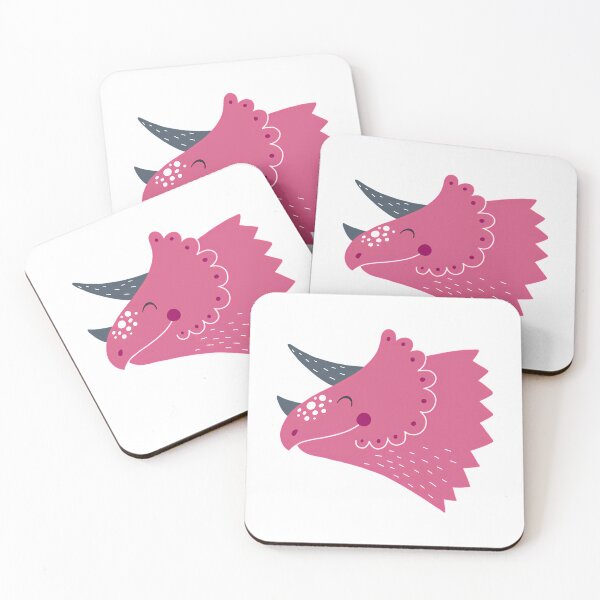 Item preview, The Smile Dinosaurus With Pink Colour designed and sold by NesWorks.