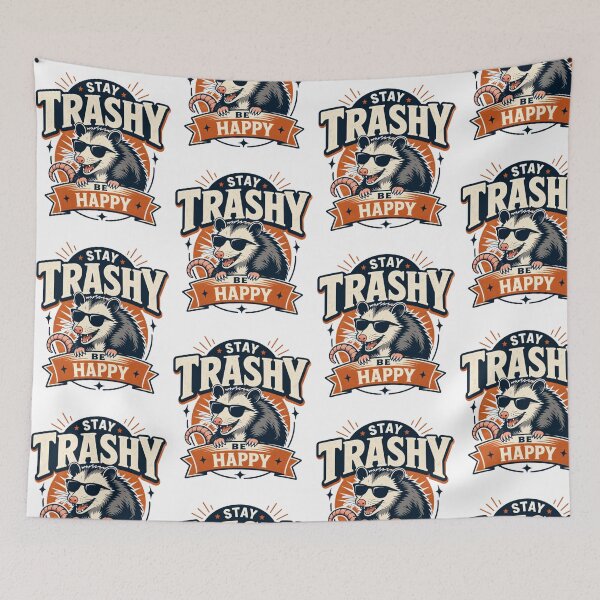 Item preview, Stay Trashy Be Happy designed and sold by LuxmioraArt.
