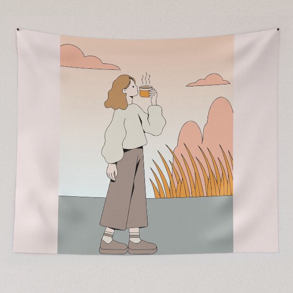 Item preview, Kawaii Sunset Girl — Felia Kawaii Moments designed and sold by Felia001.