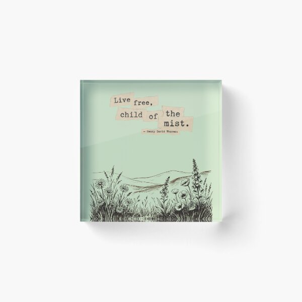 Item preview, Henry David Thoreau Child of the Mist designed and sold by Reverie & Roses.
