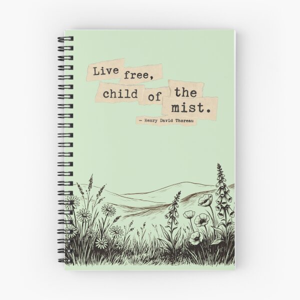 Item preview, Henry David Thoreau Child of the Mist designed and sold by Reverie & Roses.