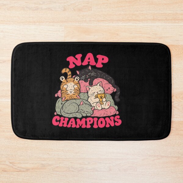 Item preview, Nap Champions Cozy Cats with a Tiny Trophy designed and sold by AMICO77.