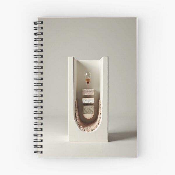Item preview, Minimalist Ceramic Arch with Hourglass Vessel Art designed and sold by profustock.