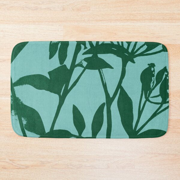 Item preview, Seafoam Green Botanical Modern Organic Pattern designed and sold by trajeado14.