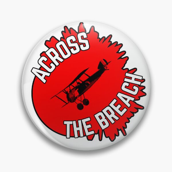 Item preview, Across the Breach Biplane Logo designed and sold by Michael Krogh Books.