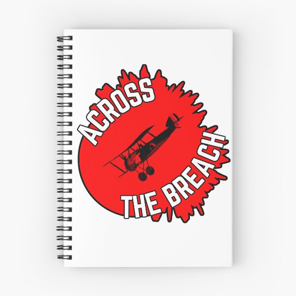 Item preview, Across the Breach Biplane Logo designed and sold by Michael Krogh Books.