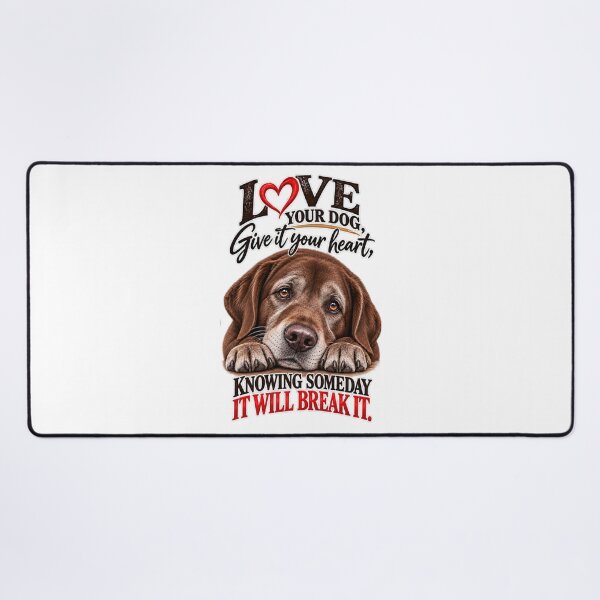 Item preview, Chocolate Lab – Give Your Dog Your Heart designed and sold by purrtees.