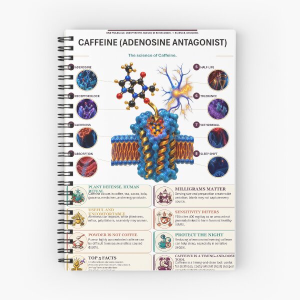 Item preview, Molecule Mysteries - Caffeine designed and sold by Molecule Mysteries.