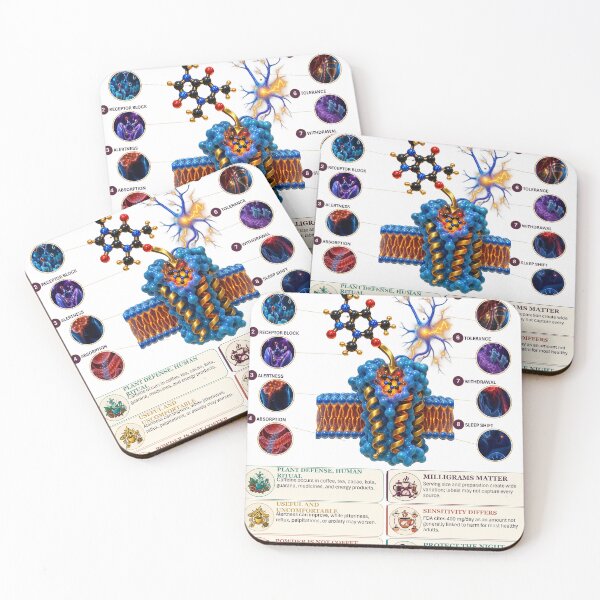 Item preview, Molecule Mysteries - Caffeine designed and sold by Molecule Mysteries.