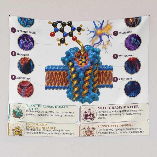 Item preview, Molecule Mysteries - Caffeine designed and sold by Molecule Mysteries.