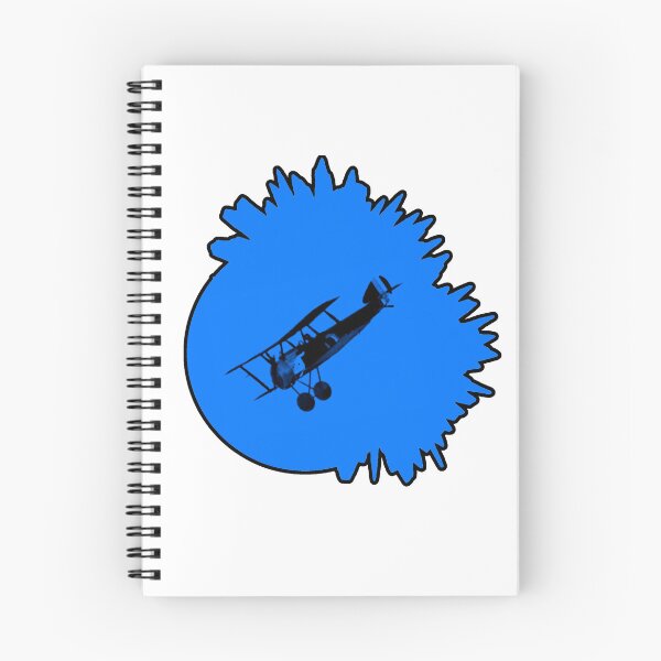 Item preview, Blue Biplane Logo designed and sold by Michael Krogh Books.
