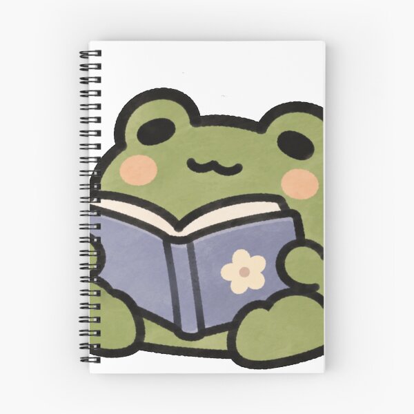 Item preview, Frog Reading a Book designed and sold by chookiebookie.