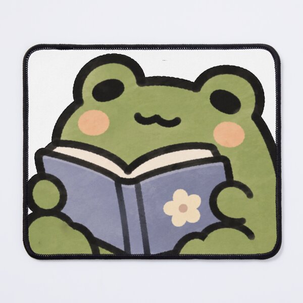 Item preview, Frog Reading a Book designed and sold by chookiebookie.
