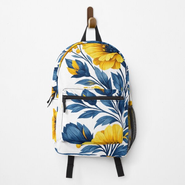Item preview, Yellow and Blue Floral Bouquet designed and sold by MichalHau.