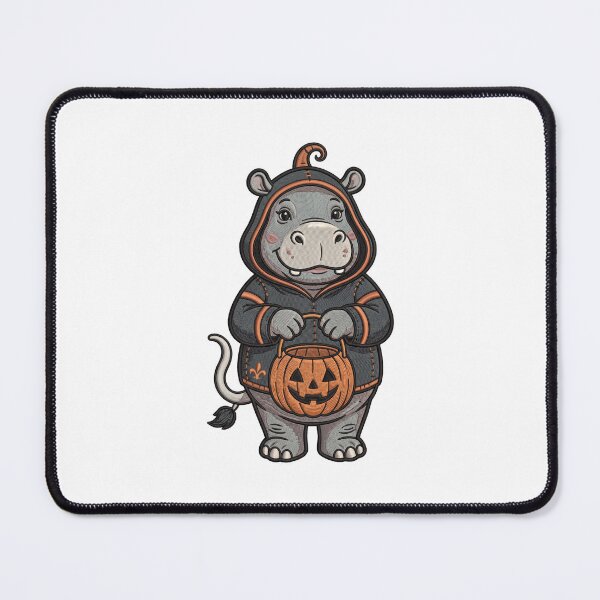 Item preview, Cute Hippo Halloween Witch Costume Pumpkin Spooky Viral designed and sold by ArtDesignTp.