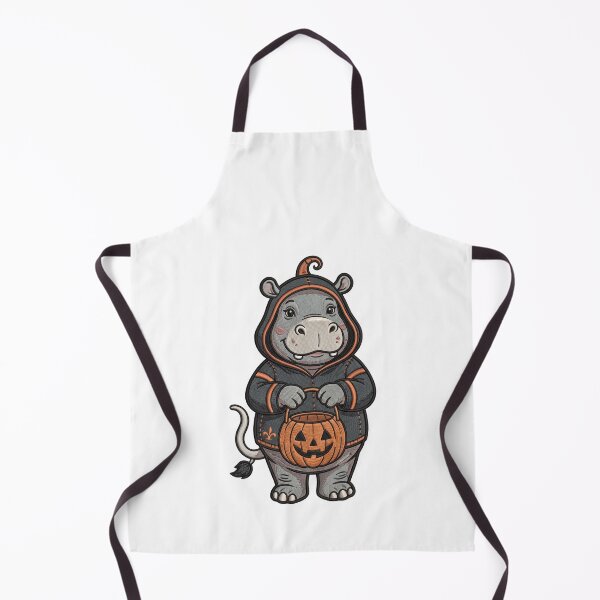 Item preview, Cute Hippo Halloween Witch Costume Pumpkin  Spooky Viral designed and sold by ArtDesignTp.