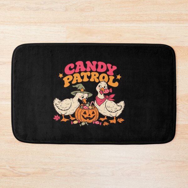 Item preview, Candy Patrol Halloween Geese with Pumpkin designed and sold by AMICO77.