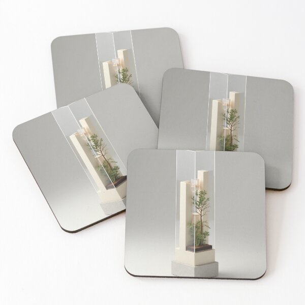 Item preview, Minimalist Vertical Miniature Tree Glass Column Sculpture Art designed and sold by profustock.