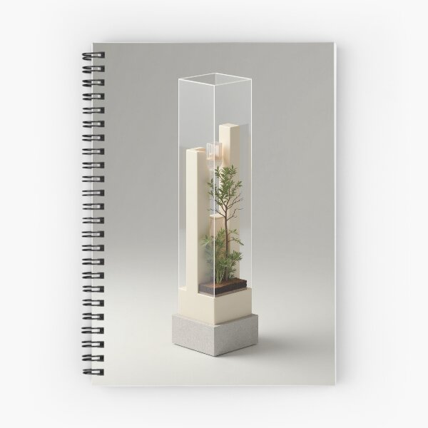 Item preview, Minimalist Vertical Miniature Tree Glass Column Sculpture Art designed and sold by profustock.