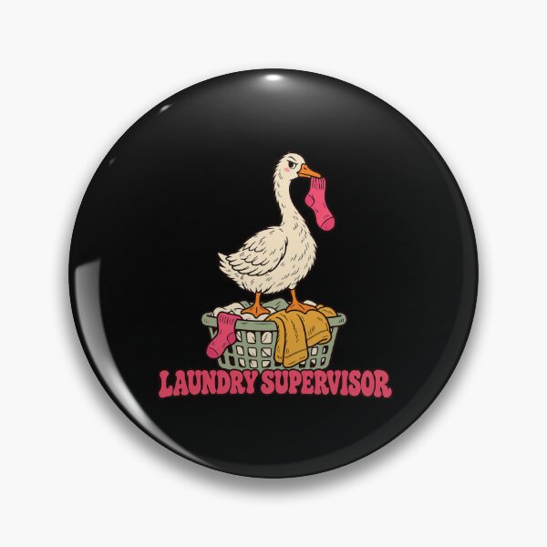 Item preview, Laundry Supervisor Funny Goose Stealing a Sock designed and sold by AMICO77.