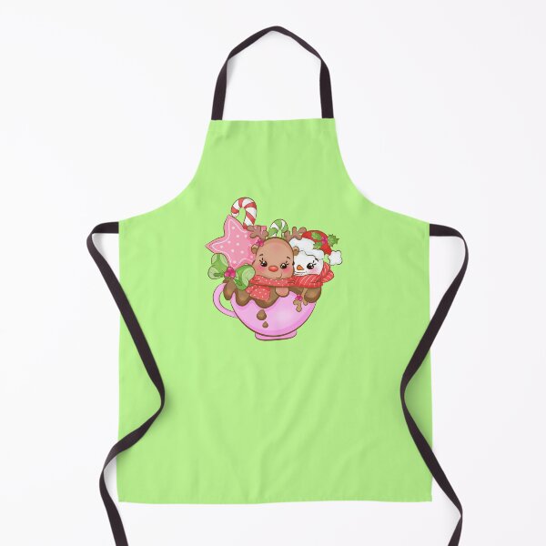Item preview, cute deer, cute snowman, cup, candy and bow, merry christmas. designed and sold by Ticiadesign.