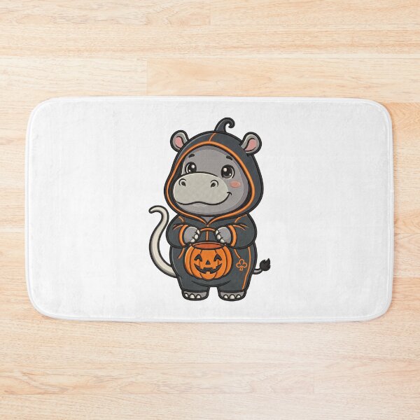 Item preview, Halloween Hippo  Witch Costume Pumpkin  Spooky Art designed and sold by ArtDesignTp.