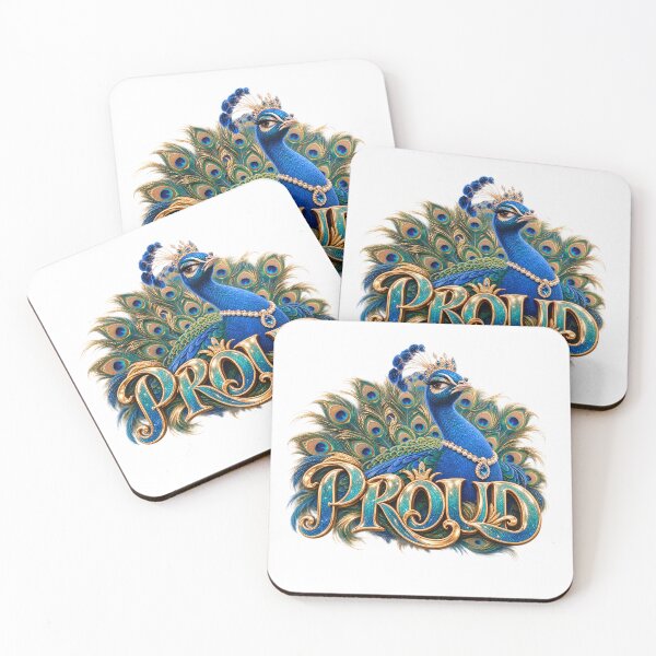 Item preview, PROUD Peacock – Animal Personality Art designed and sold by AnastasiaNensy.