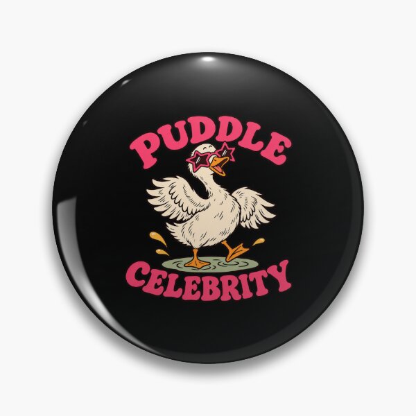 Item preview, Puddle Celebrity Funny Goose in Star Glasses designed and sold by AMICO77.