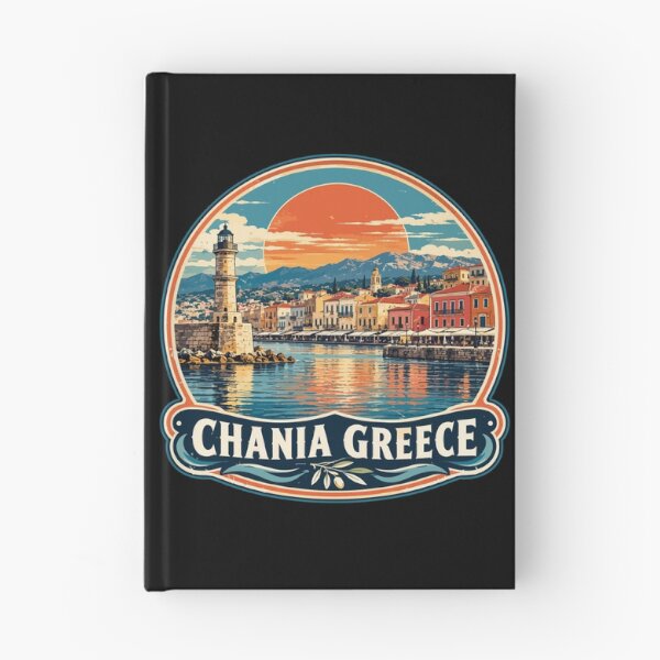 Item preview, Chania Crete Greece Travel Retro designed and sold by TomFrontierArt.