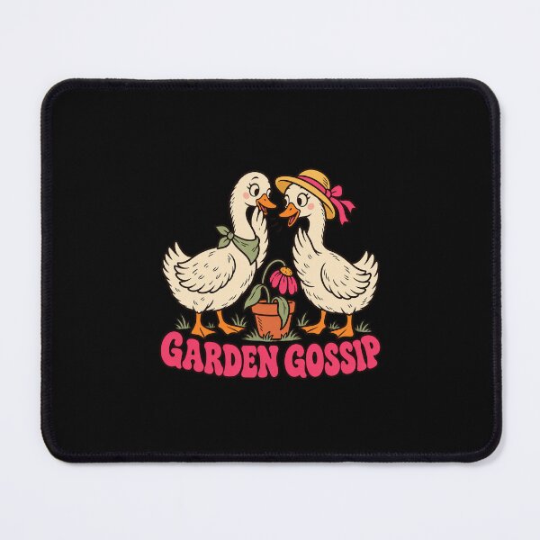 Item preview, Garden Gossip Funny Geese with a Flowerpot designed and sold by AMICO77.