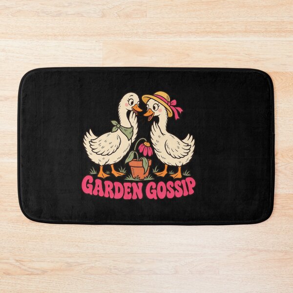 Item preview, Garden Gossip Funny Geese with a Flowerpot designed and sold by AMICO77.